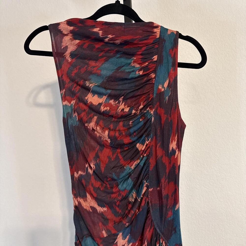 Ulla Johnson Printed Sleeveless Livia Dress w/ Side Ruching (Sz: P or 00/0) $520 - Picture 6 of 14